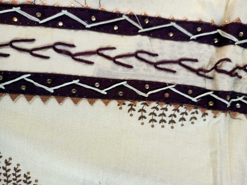 Reyon cotton salwar suit with dupatta