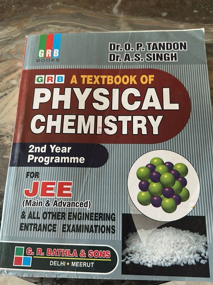 Textbook of Physical Chemistry for JEE