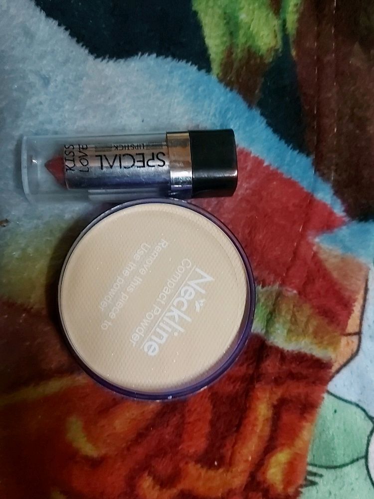 Compact,  Lipstick Combo