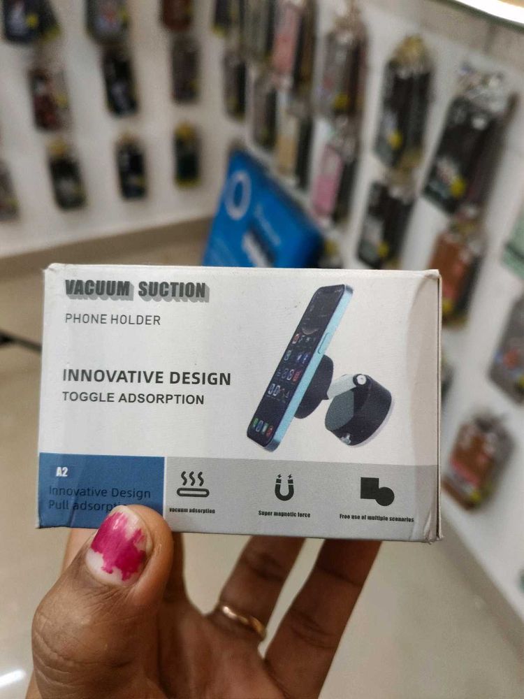 Vacuum Suction Phone Holder