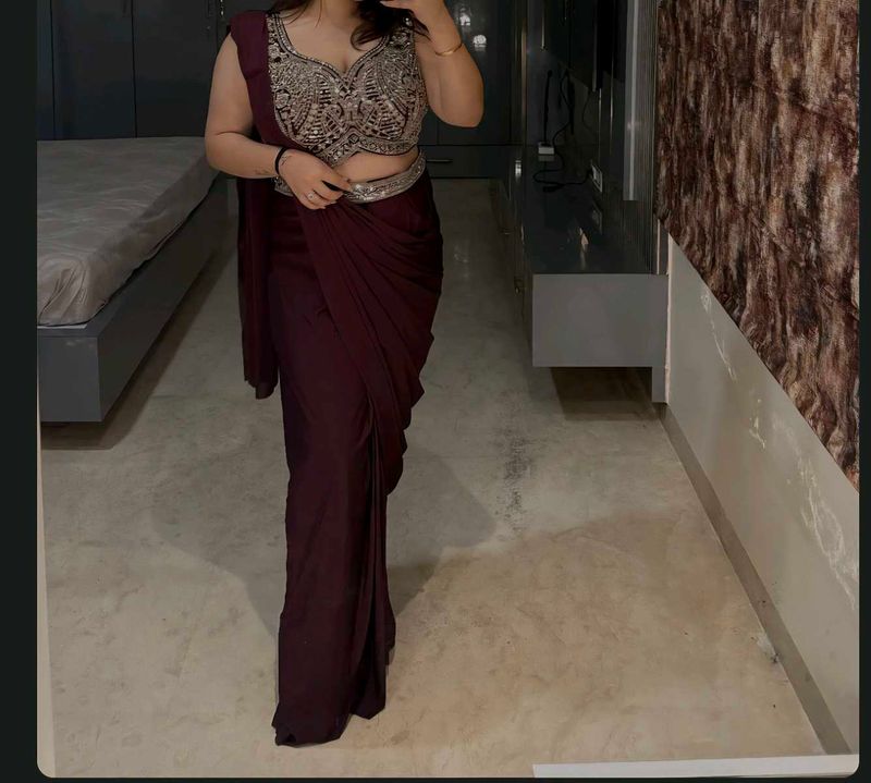 Ethnic Blouse and Readymade Saree with