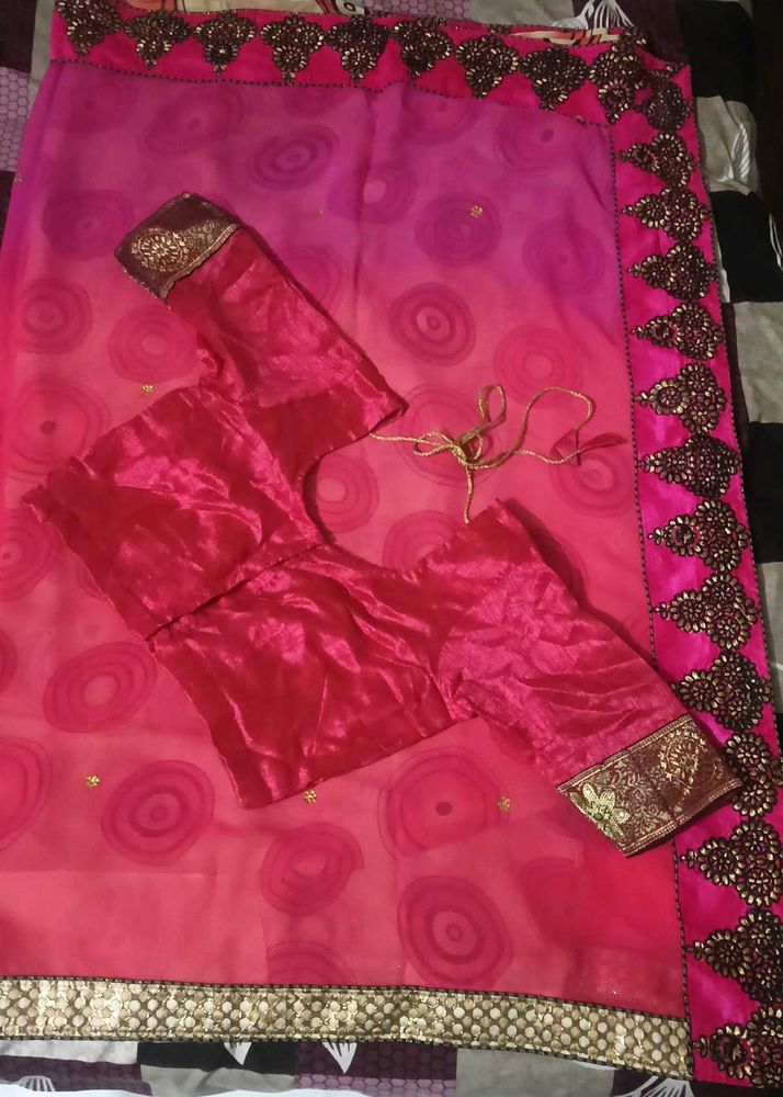 double shade party wear sarees