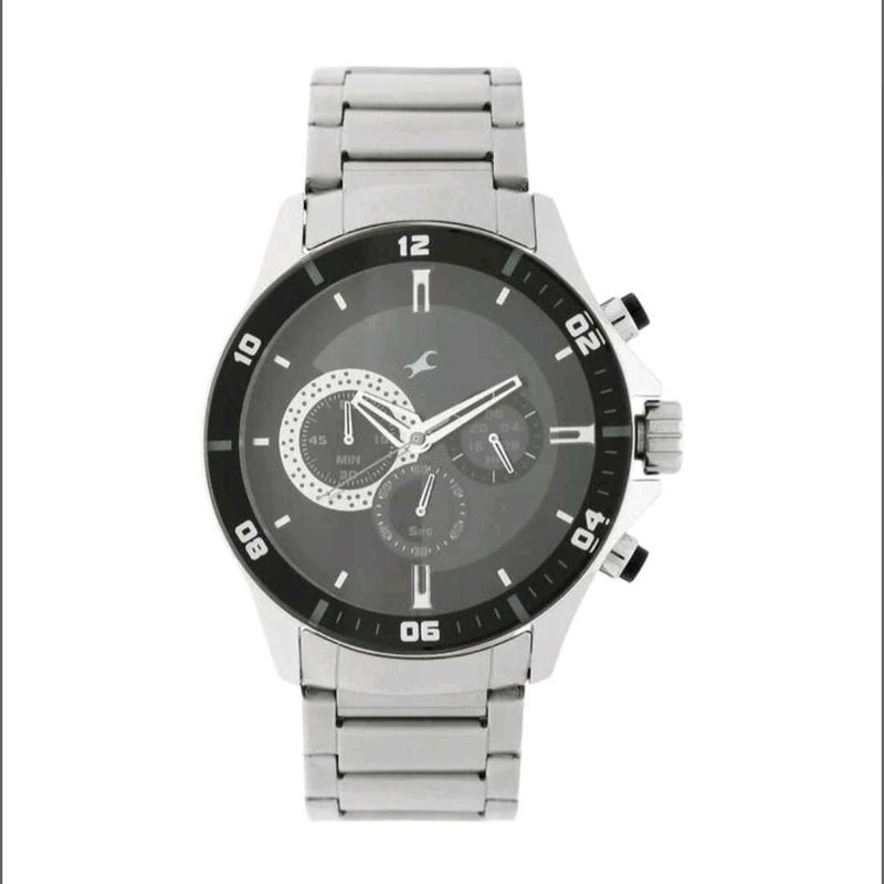 Original Fastrack Big Time Quartz Chronograph Blac