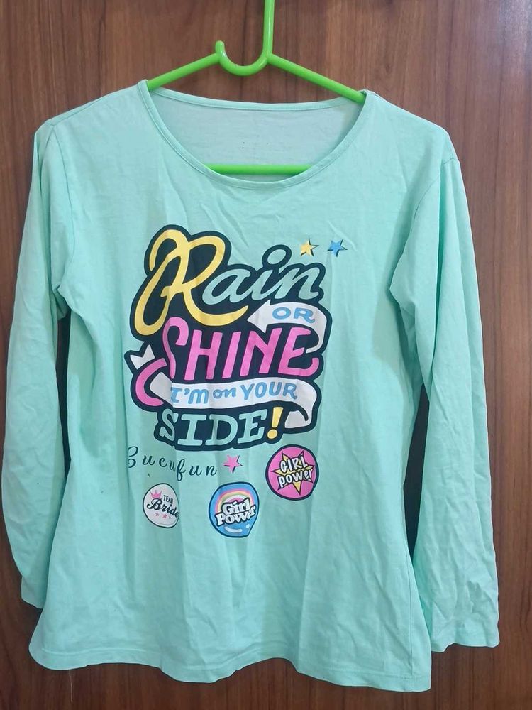 Trendy "Rain or Shine" Graphic Tee