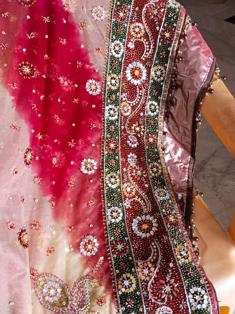 Embellished Traditional Bridal Lehenga with very h