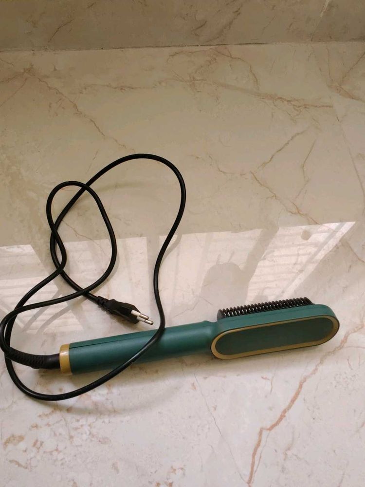 Hair straightener comb