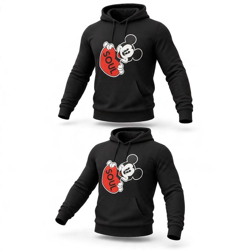 Black Mickey Mouse Hoodie