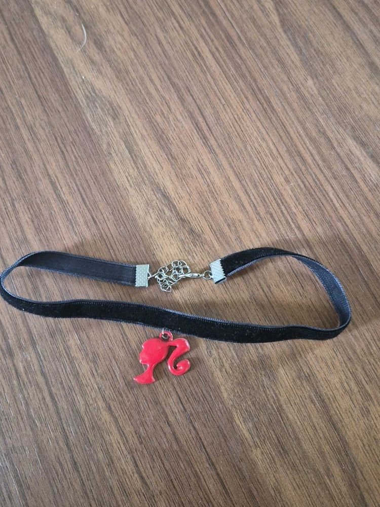 Barbie Charm Choker Necklace