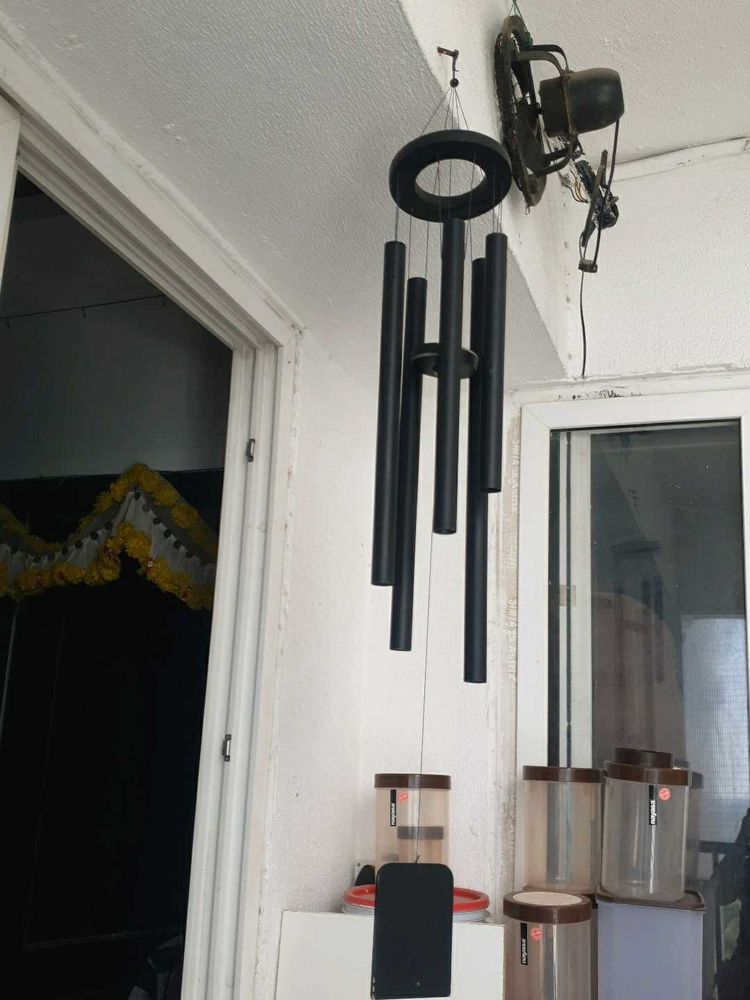 Modern Black Wind Chimes