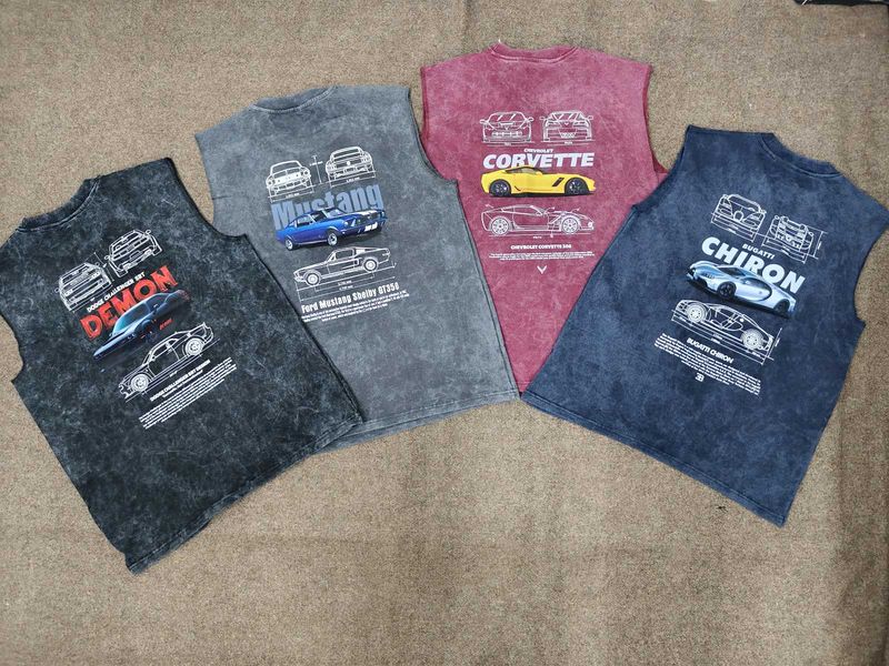 Acid Wash Cool Car Graphic Tee Bundle