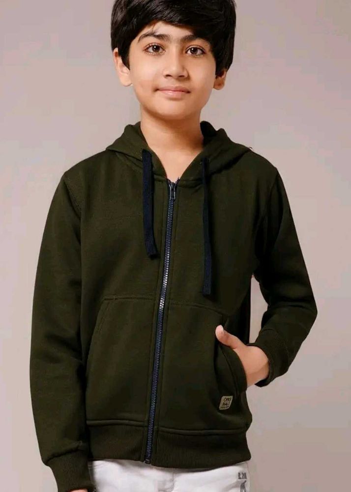 Alan jones Boy's fleece hooded sweatshirt