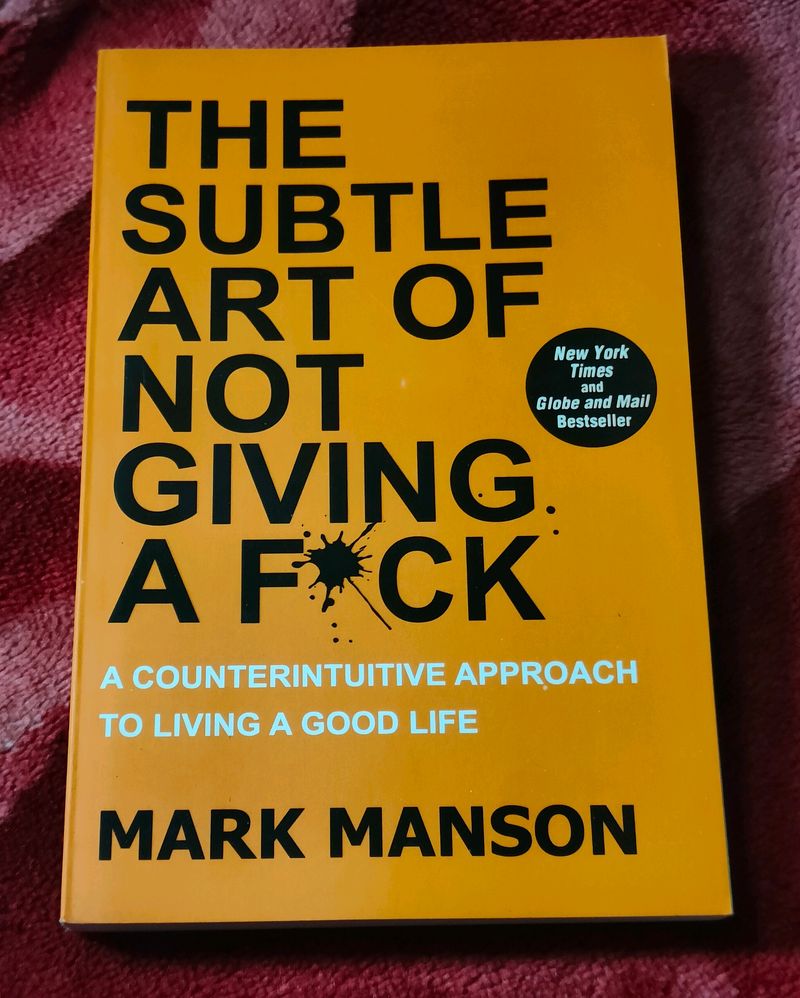 New- The Subtle Art Of Not Giving A F*** Novel