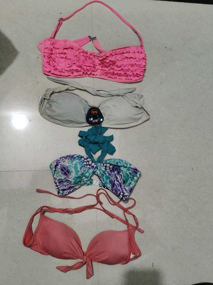 Bundle of 4 Bikini Tops