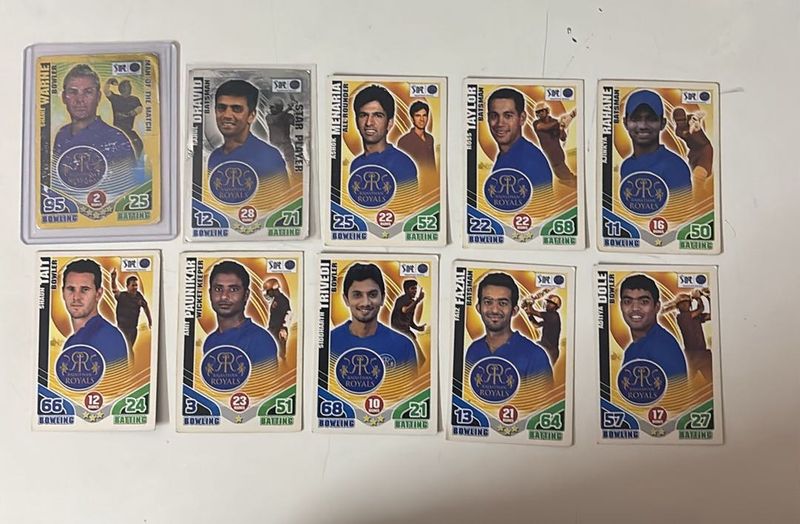 RR 2011 cards with gold and silver