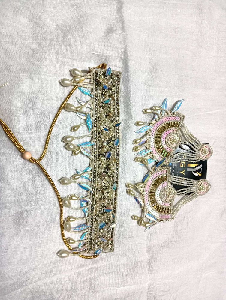 Exquisite Beaded &amp; Pearl Waist Jewelry Set