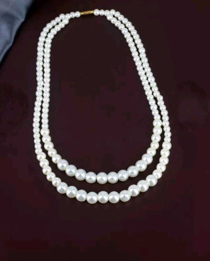 artificial pearl necklace ( number 2 )