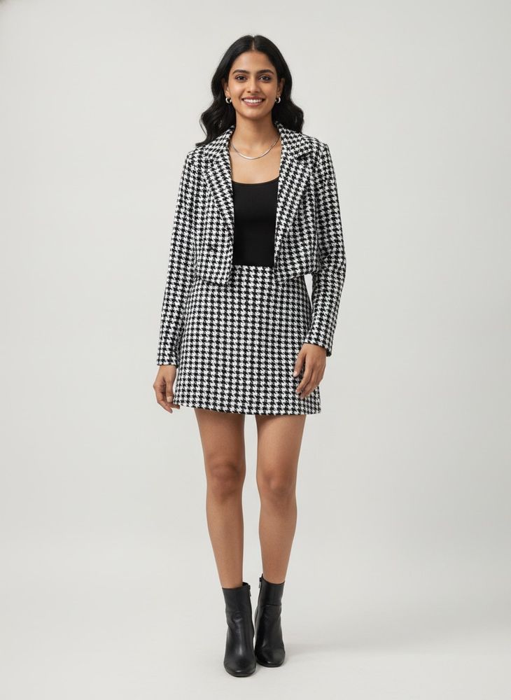 blazer + skirt