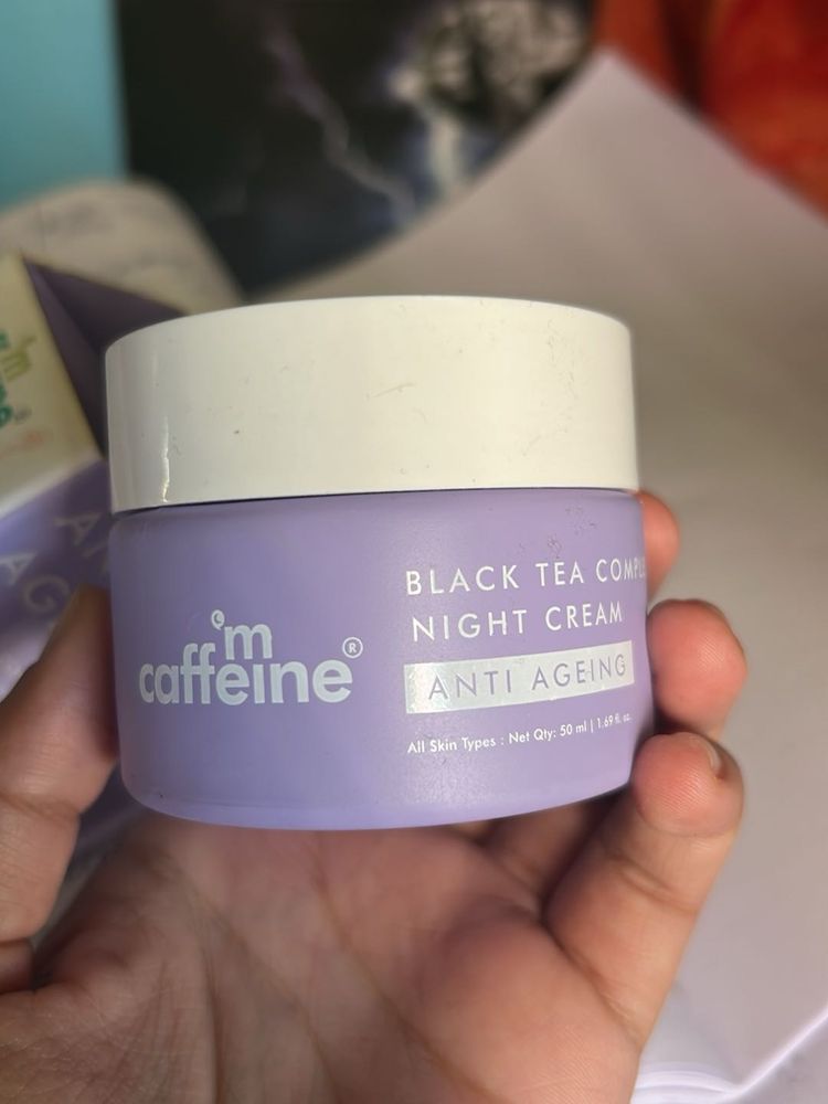 mCaffeine Black Tea Night Cream