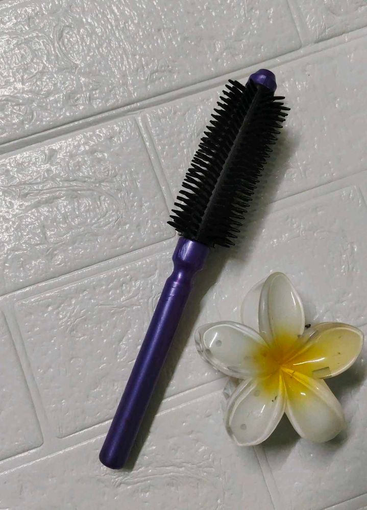 Purple Round Hair Brush