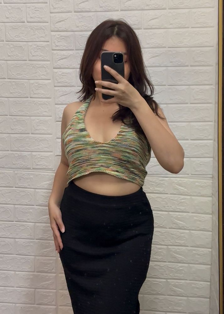 Knit Halter Top