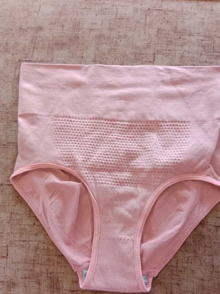 Pink High-Waisted Panties