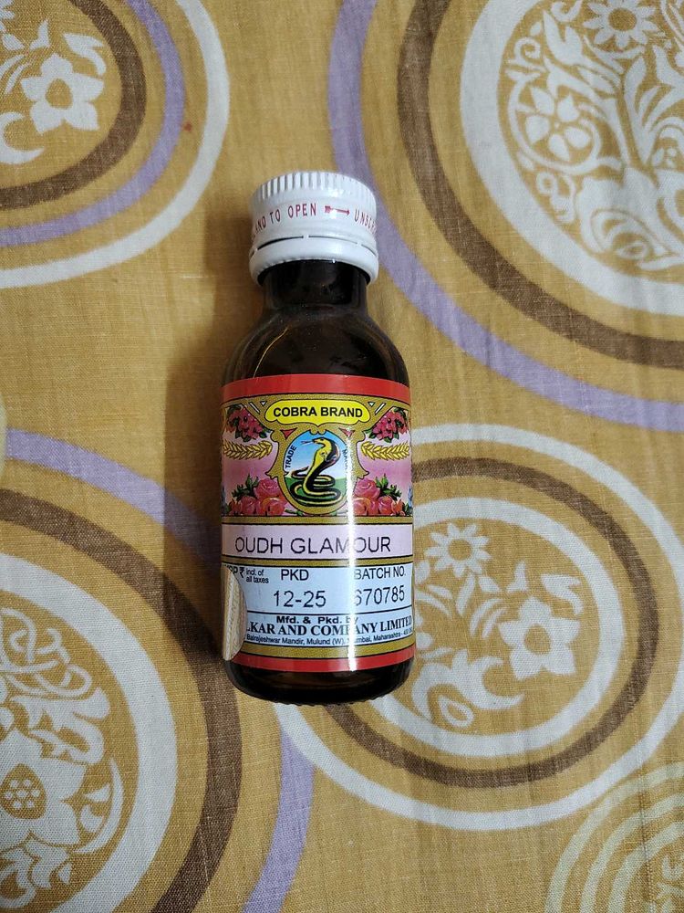 Cobra Brand Oudh Glamour Attar (25g) - Sealed Pack