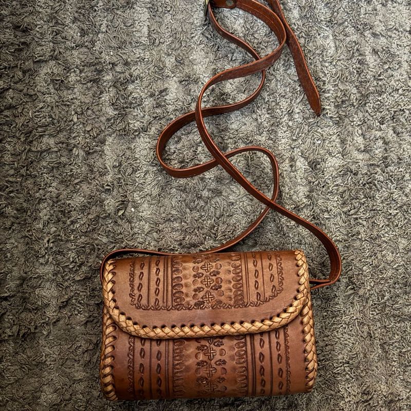 clearance sale 🥰vintage Leather Crossbody Bag