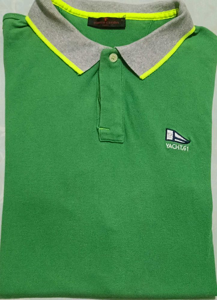 Men's Green Polo T-Shirt