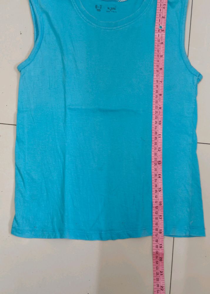 Blue Baniyan Vest