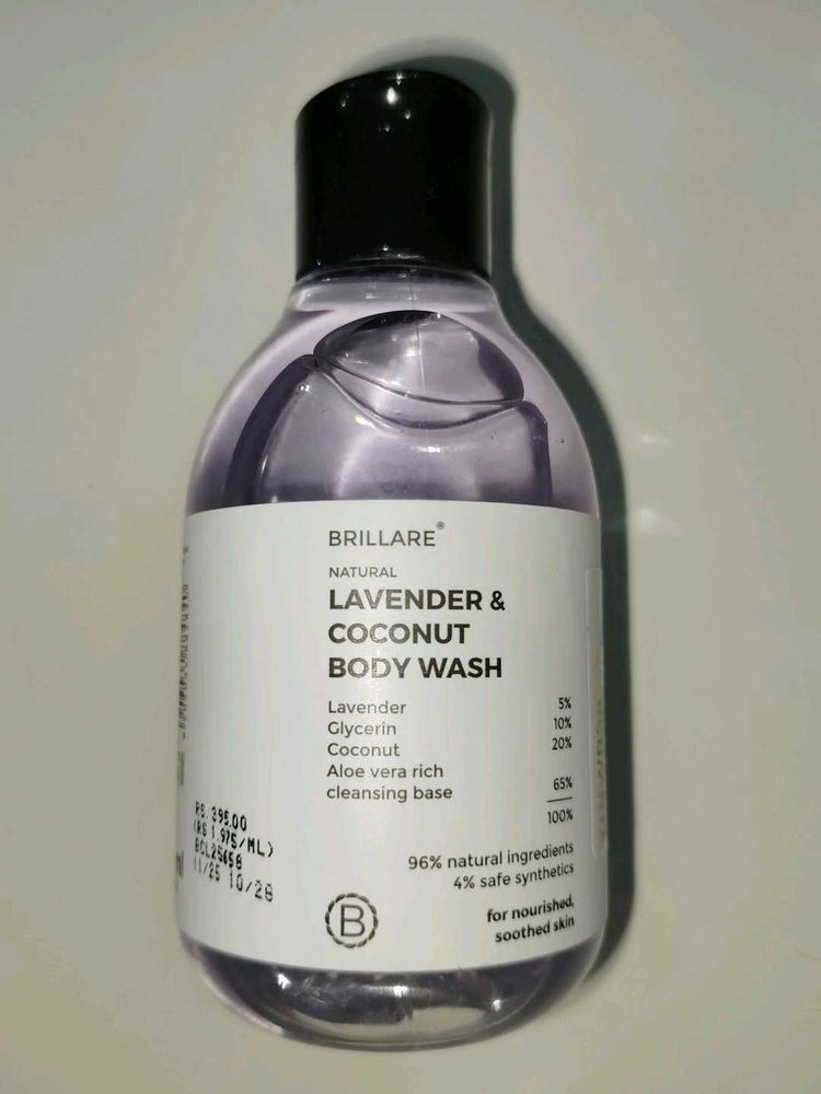 Brillare Lavender &amp; Coconut Body Wash