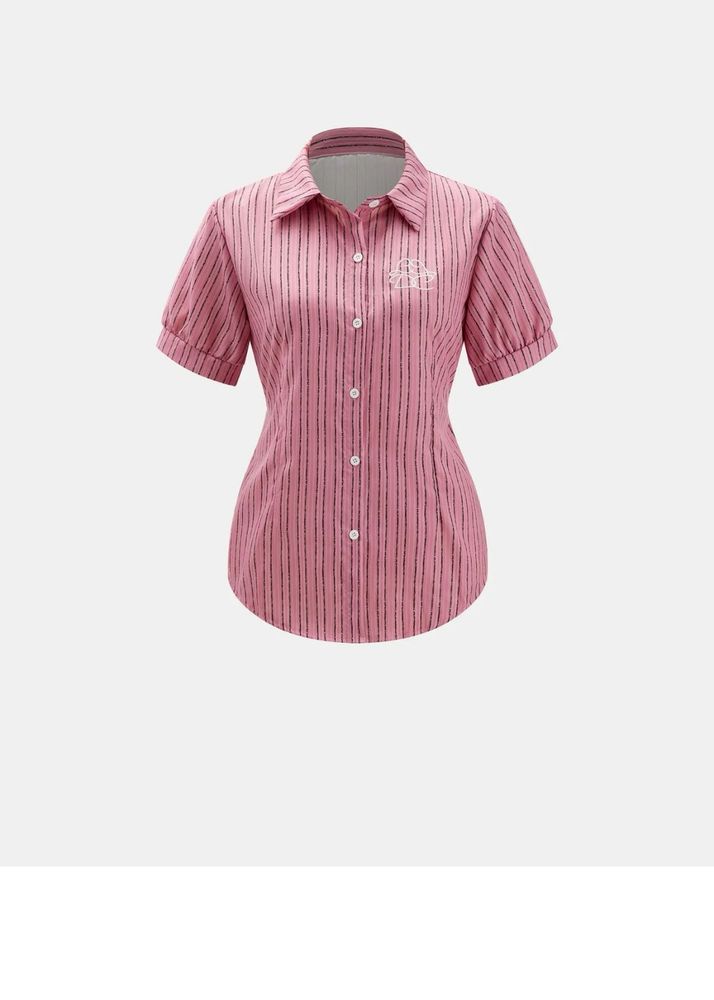 Striped Pink Women's Shirt