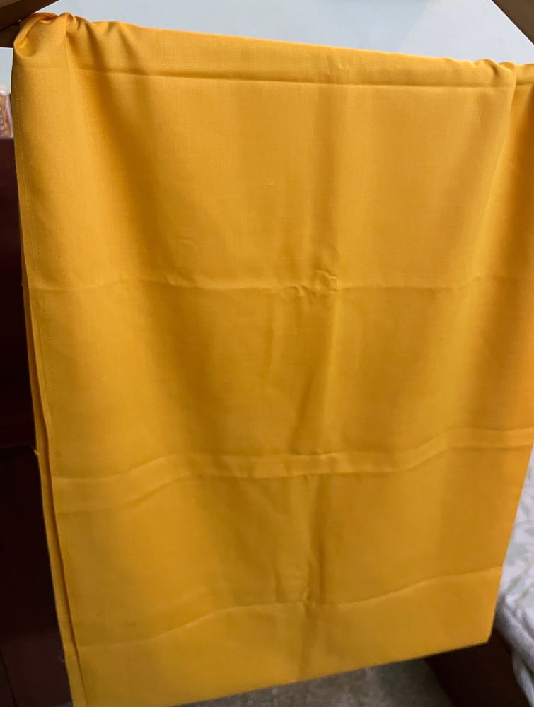 Yellow Cotton Blouse Piece 2.500 Meter