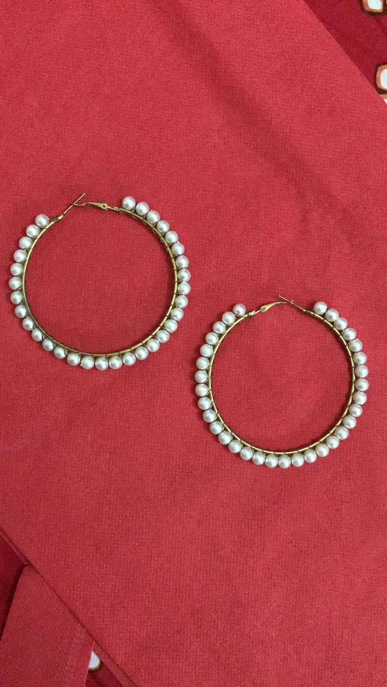 Pearl Hoops