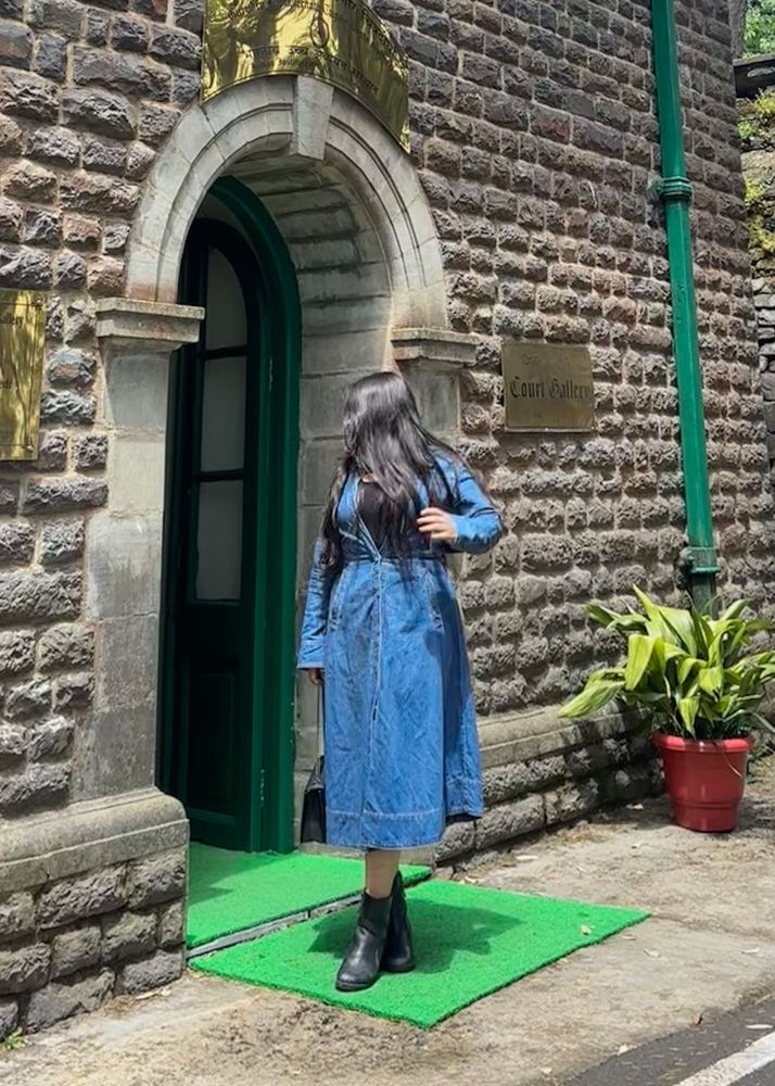 Denim Long Dress