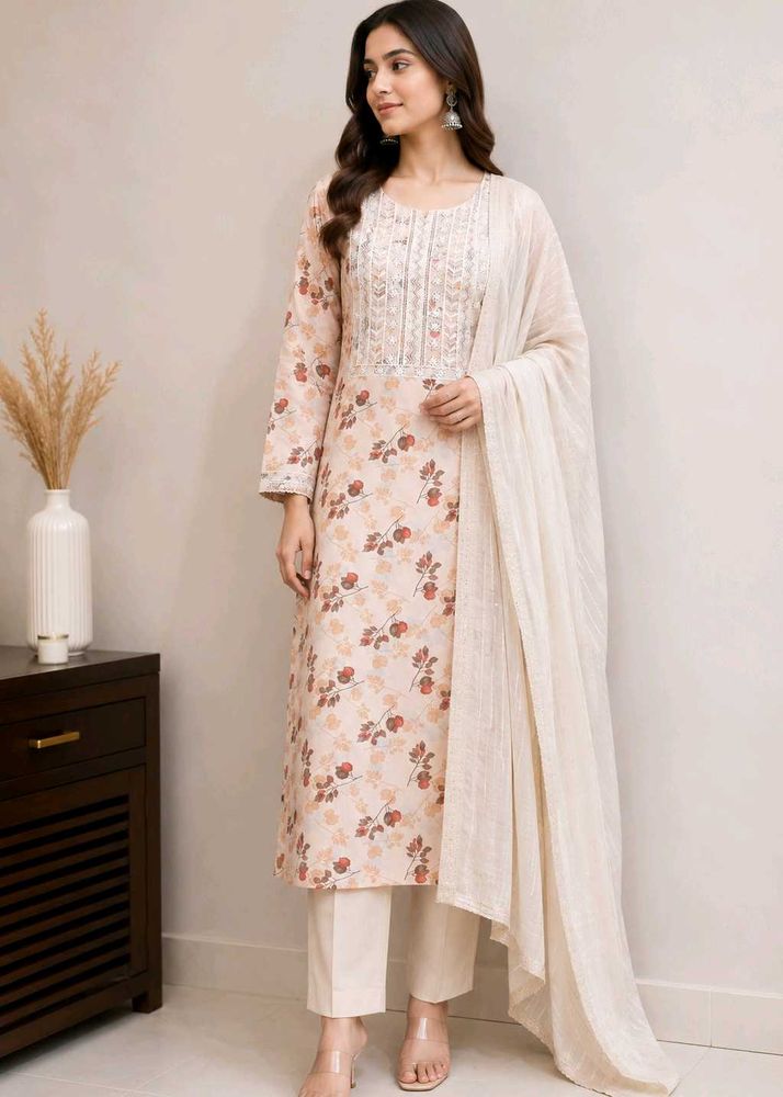 nude dress material choose any 1 colour