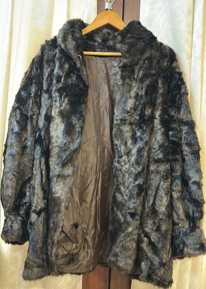 Classy Brown Fur Coat 🧥