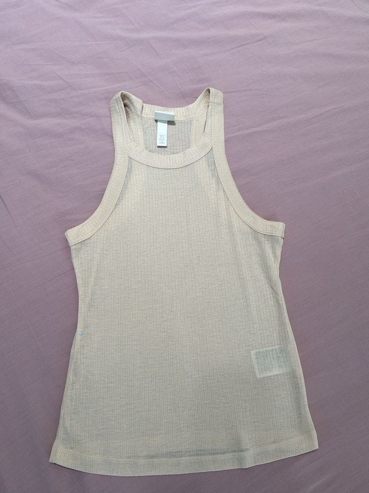 Ribbed Racerback Tank Top