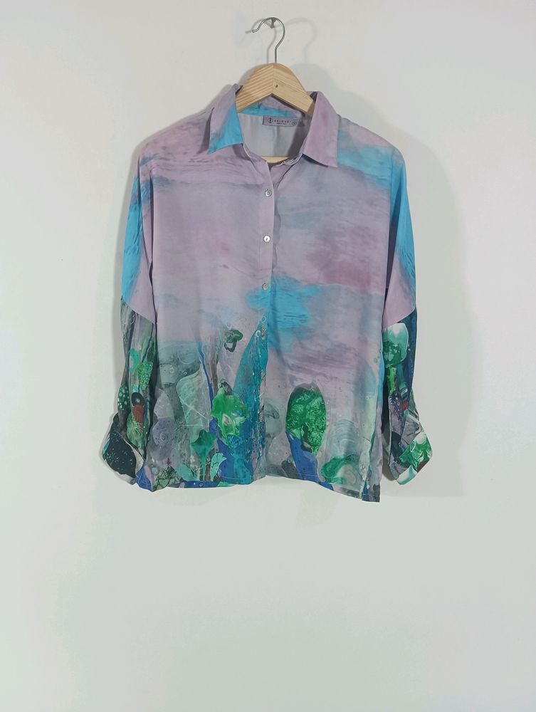 Multicolor Printed Casual Top (Women)