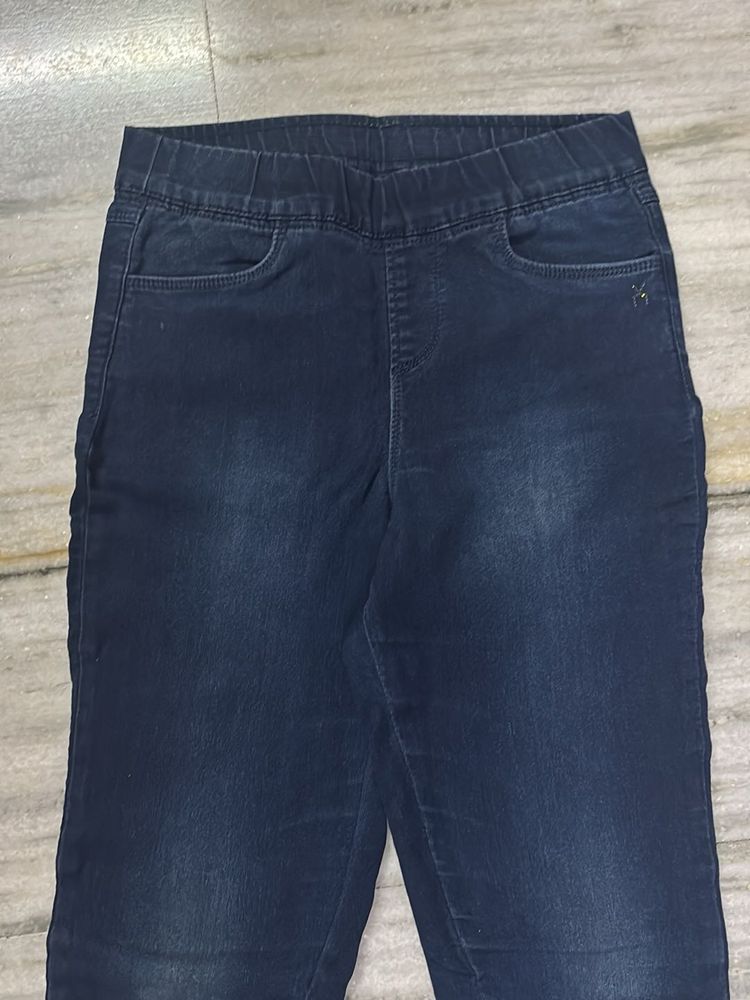 Dark Wash Denim Pants