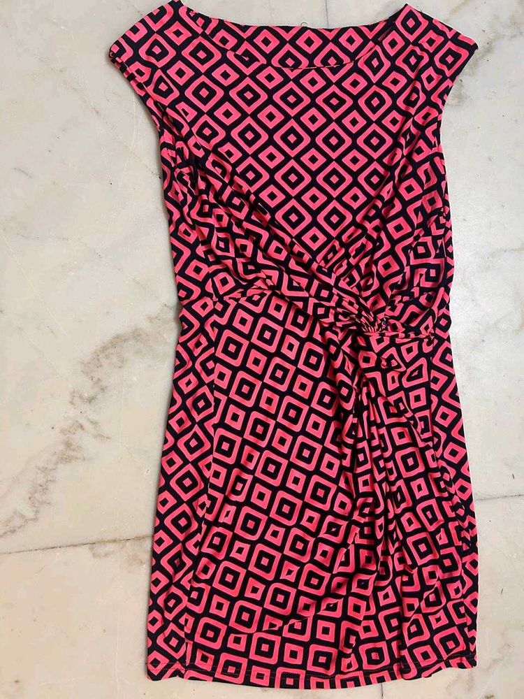 Patterned Pink Dress