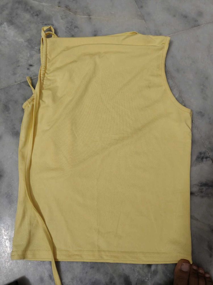 Light Yellow Camisole Top