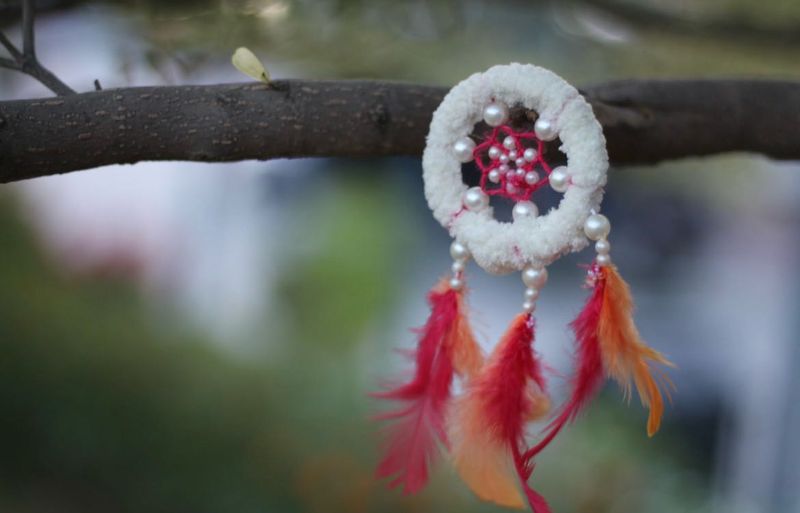 Boho Dreamcatcher keyring