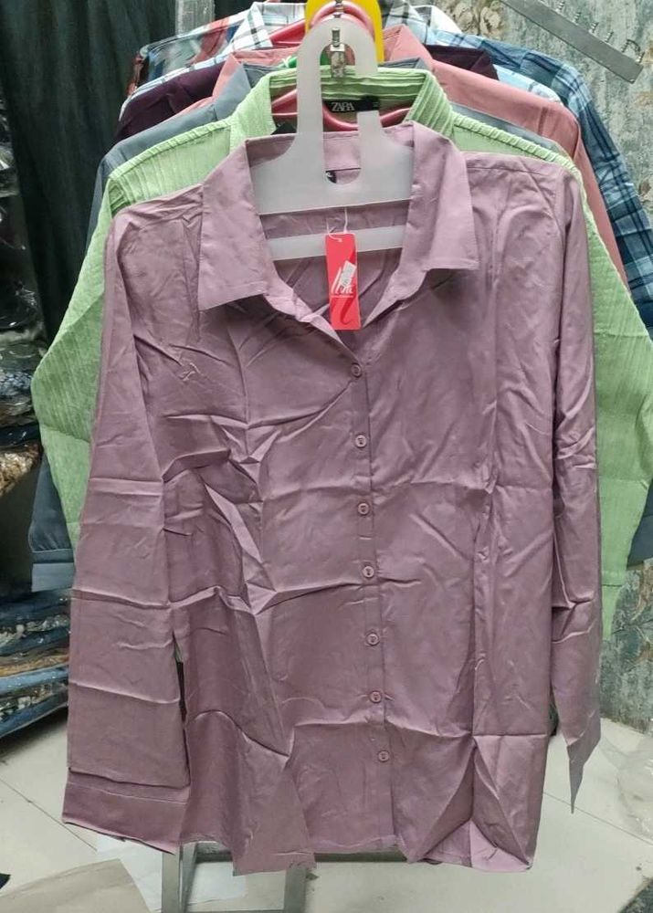 Zara Mauve Shirt