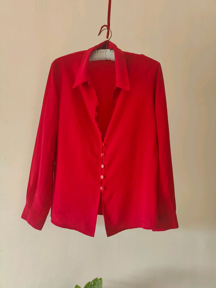 Crimson Red Shirt For ₹100