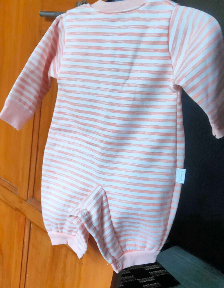 Striped Baby Romper
