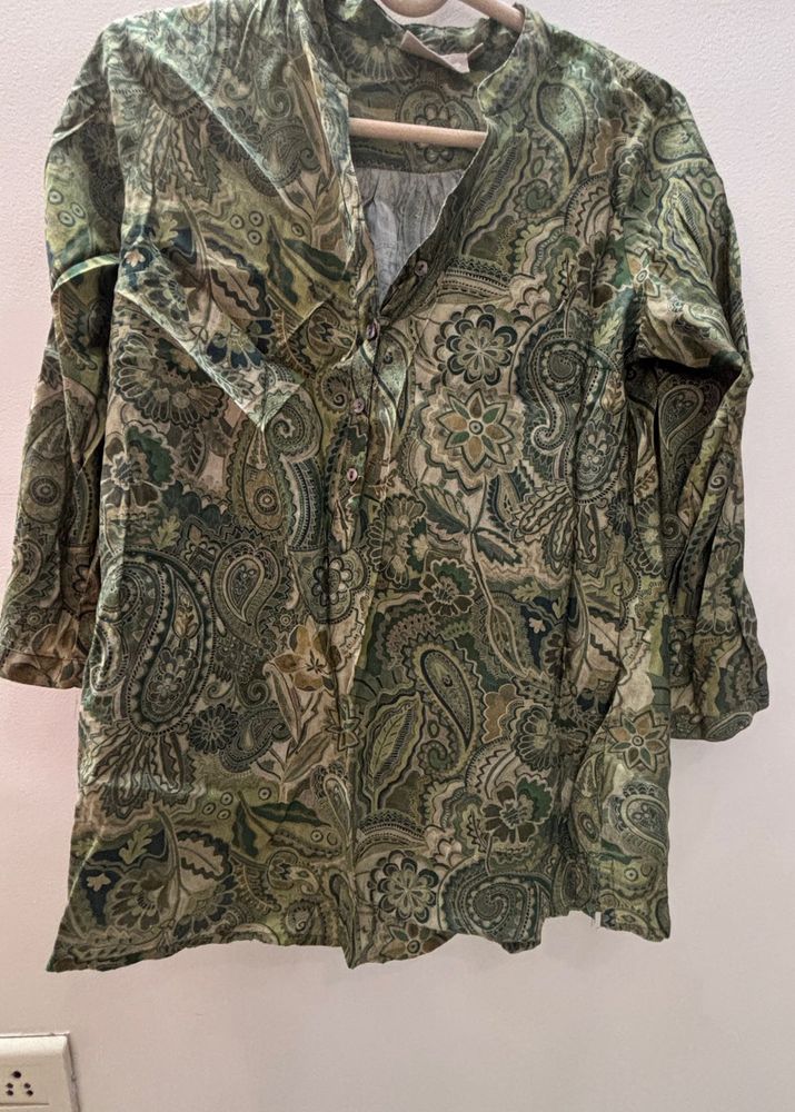 westside brand short tunic top