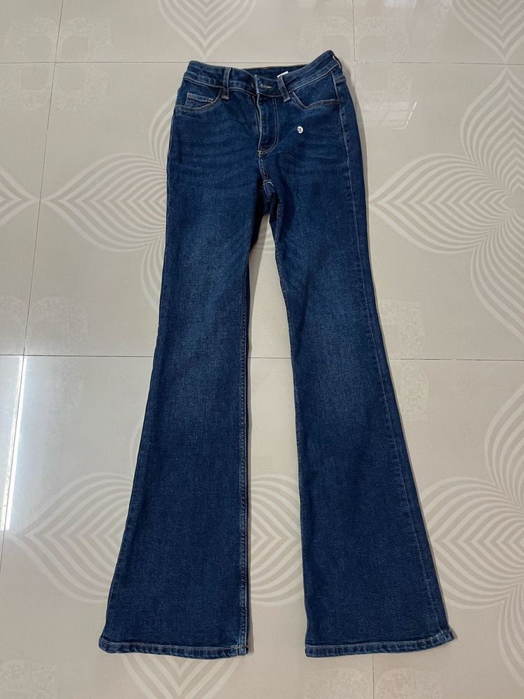 Dark Blue Bootcut Jeans