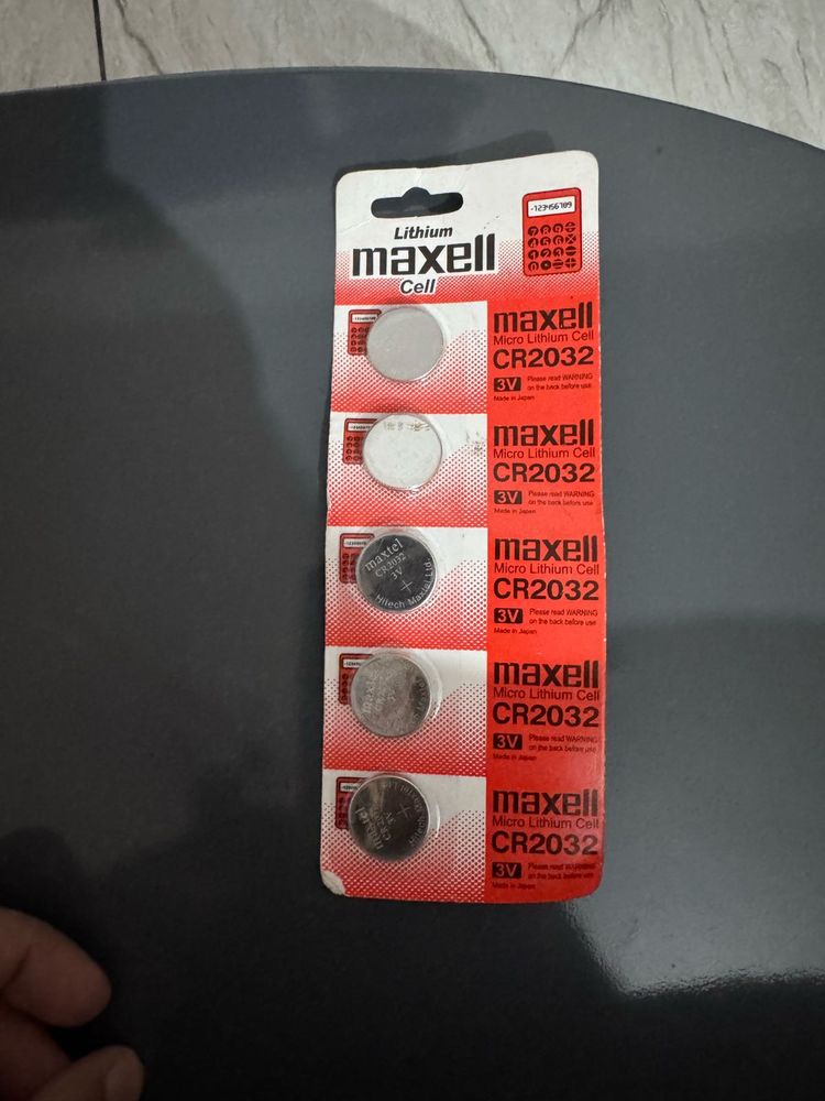 Maxell CR2032 Lithium Batteries (5 Pack)
