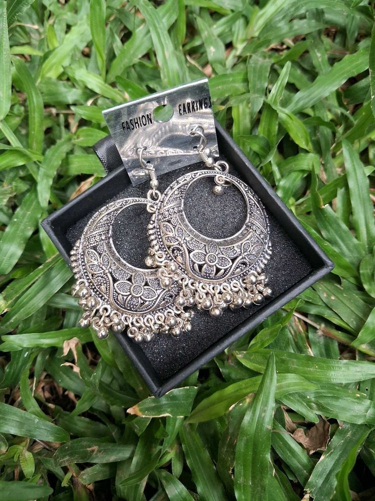 .⋆˚꩜｡Oxidized Jhumka.⋆˚꩜｡