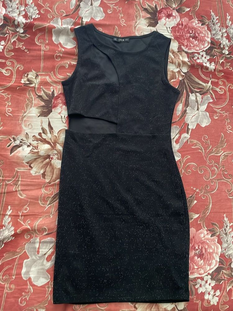 Shimmer Black Dress